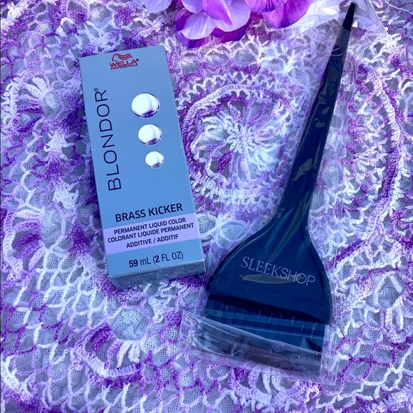 NWB & Brush BLONDOR Brass Kicker Permanent Color - Picture 3 of 4